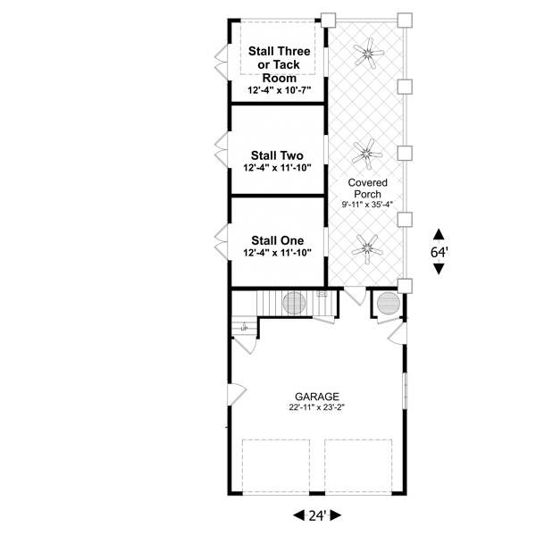 Lower Floorplan image of Cimarron Place House Plan
